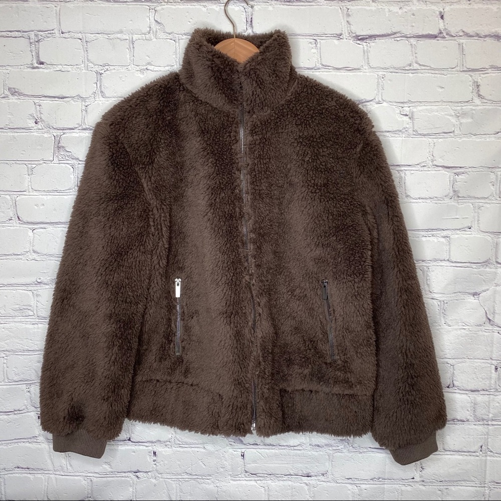 Universal Thread Fleece Bomber Jacket - image 3